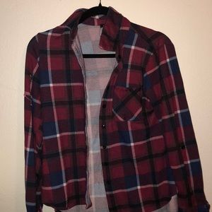 Maroon/Red flannel